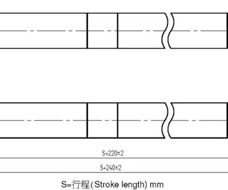 ELE35 Piston Standard Model Max. 2,000N