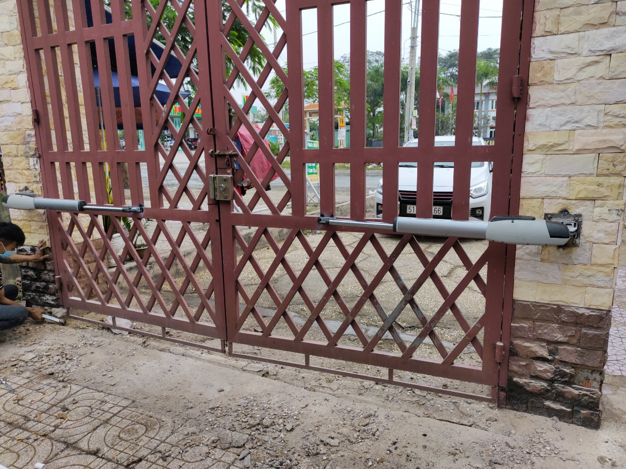 motor cửa tự động