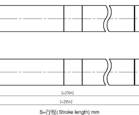 Piston Vimax ELE45 Heavy Duty Max. 6,500N hành trình 100mm