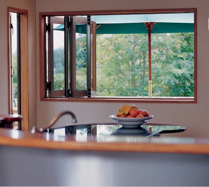 cửa sổ mở gấp tự động