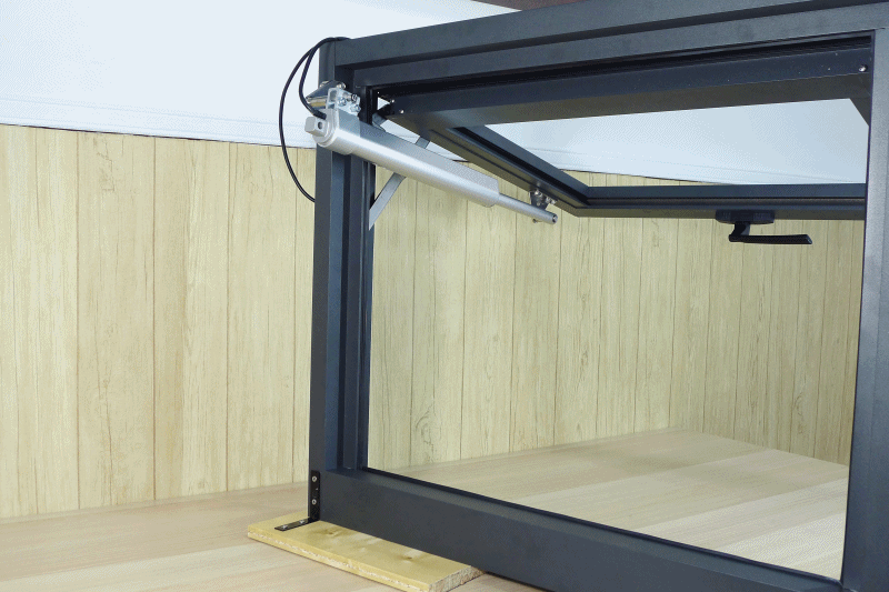 cửa sổ mở hất trượt tự động