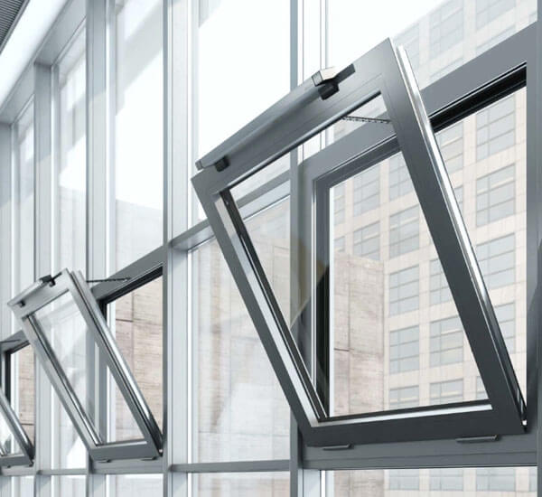 cửa sổ mở hất trượt tự động