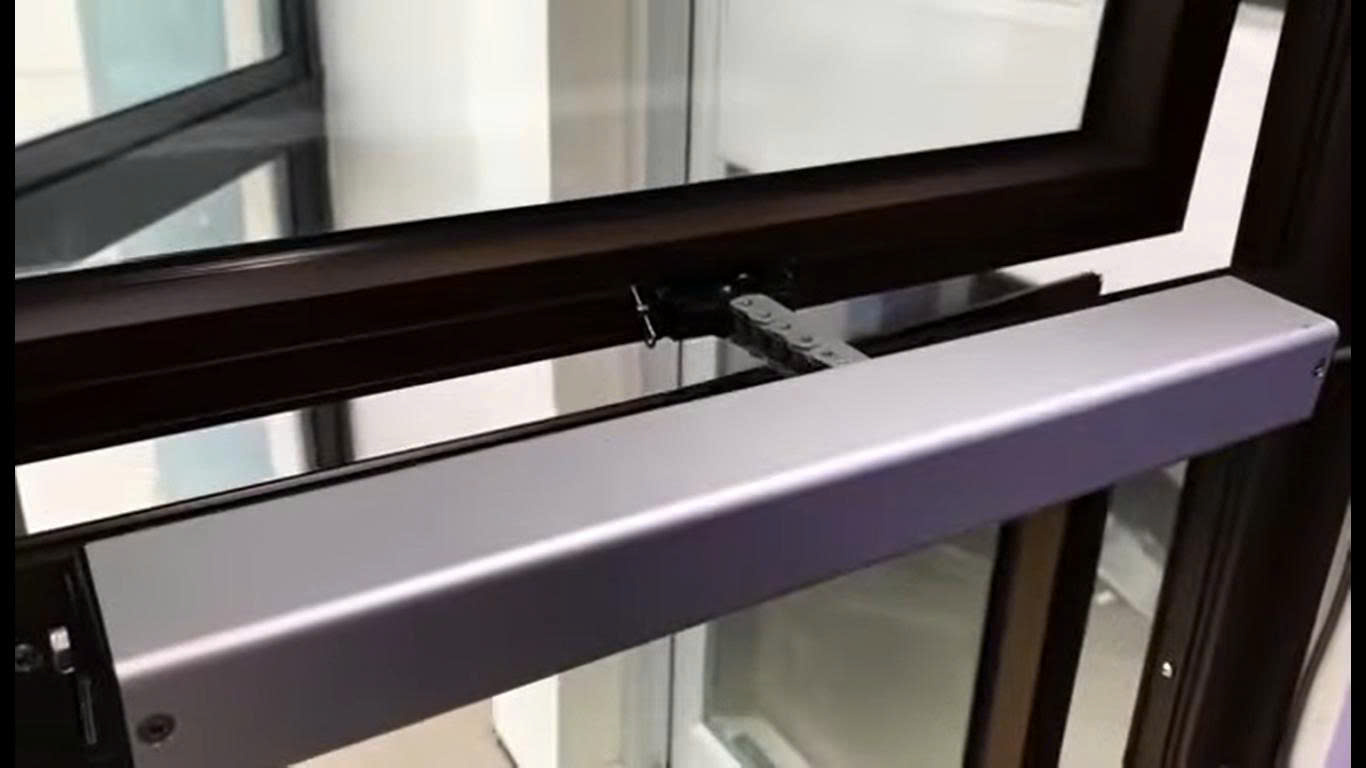 hệ thống mở cửa thoát khói tự động