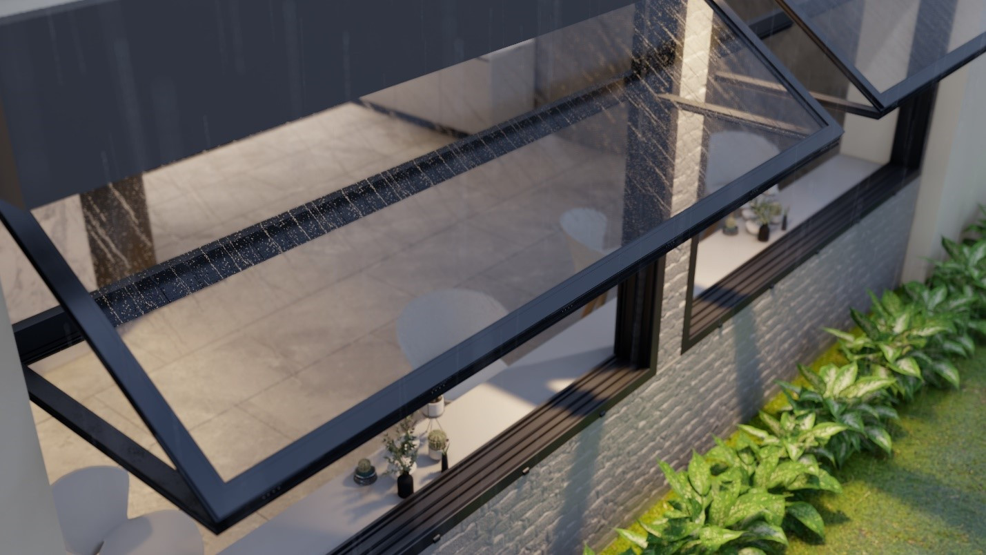 piston điện cho cửa sổ tự động